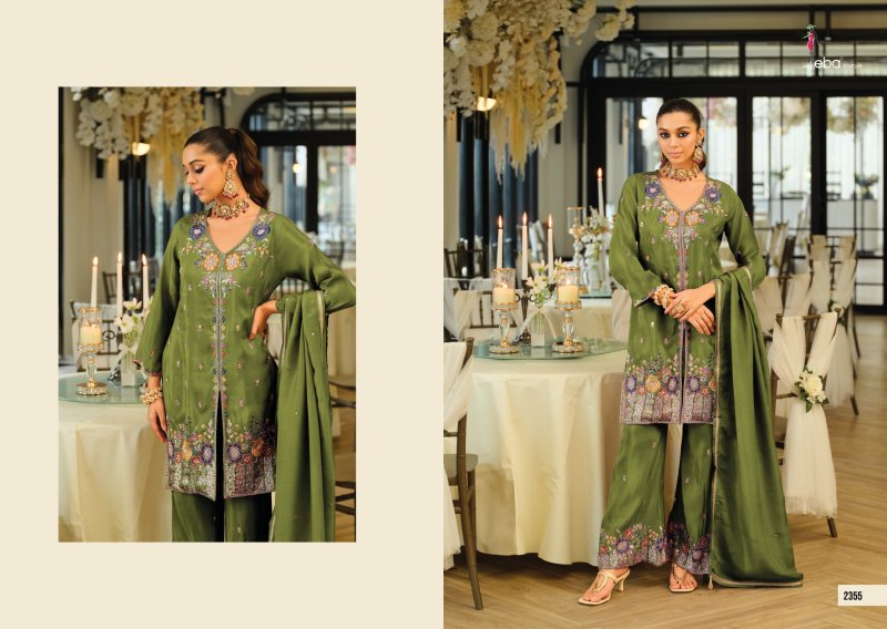 D 2355 By Eba Simar Beats Work Best Readymade Suits 
